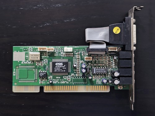 Ess audiodrive isa - sound, card