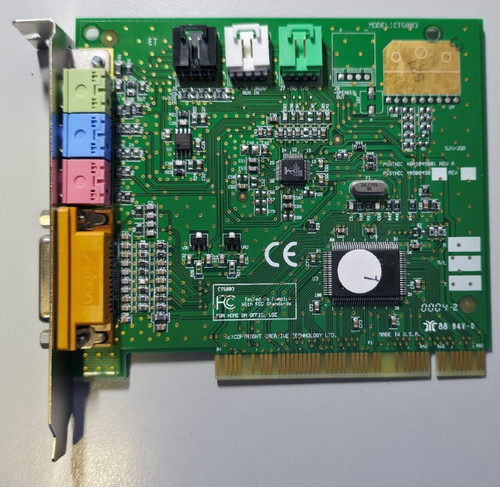 Scheda audio creative sound - scheda,
